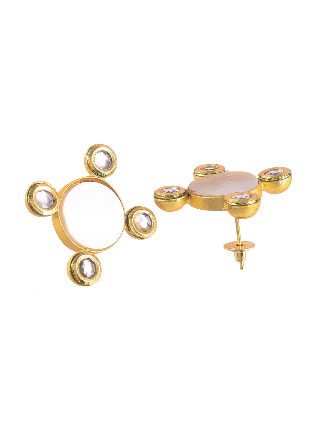 Kundan stud earrings for Classic Look